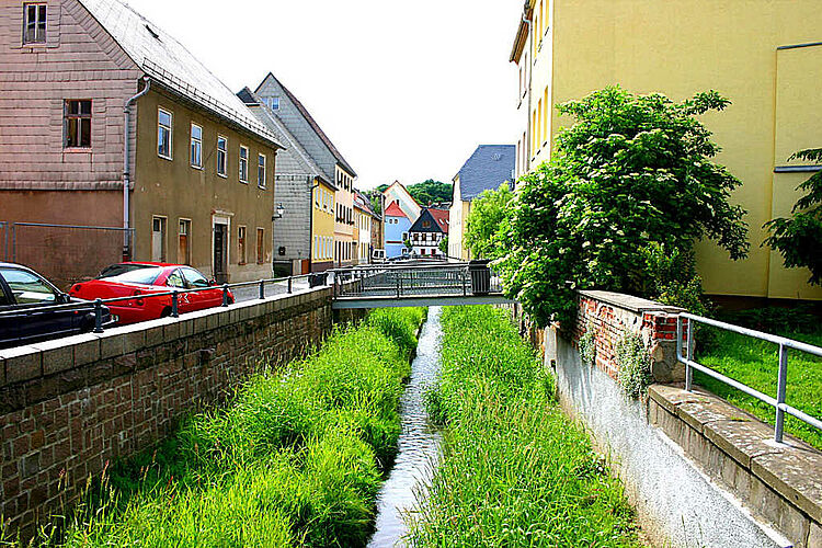 Blick in die Spülgasse